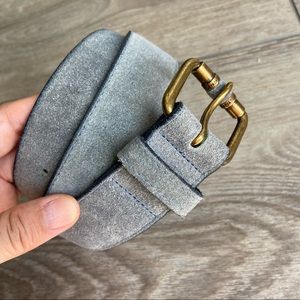 Nevada Suede Leather Made in Canada Western Belt